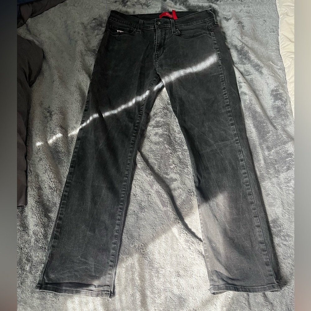 Mens Black Guess Jeans